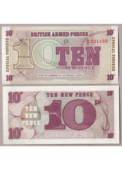 GRAN BRETAGNA 10 New Pence 1972